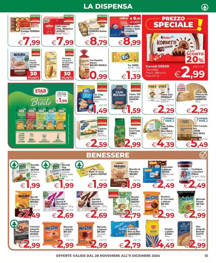 Sottocosto da 28 novembre a 9 dicembre di 2024 - Pagina del volantino 13