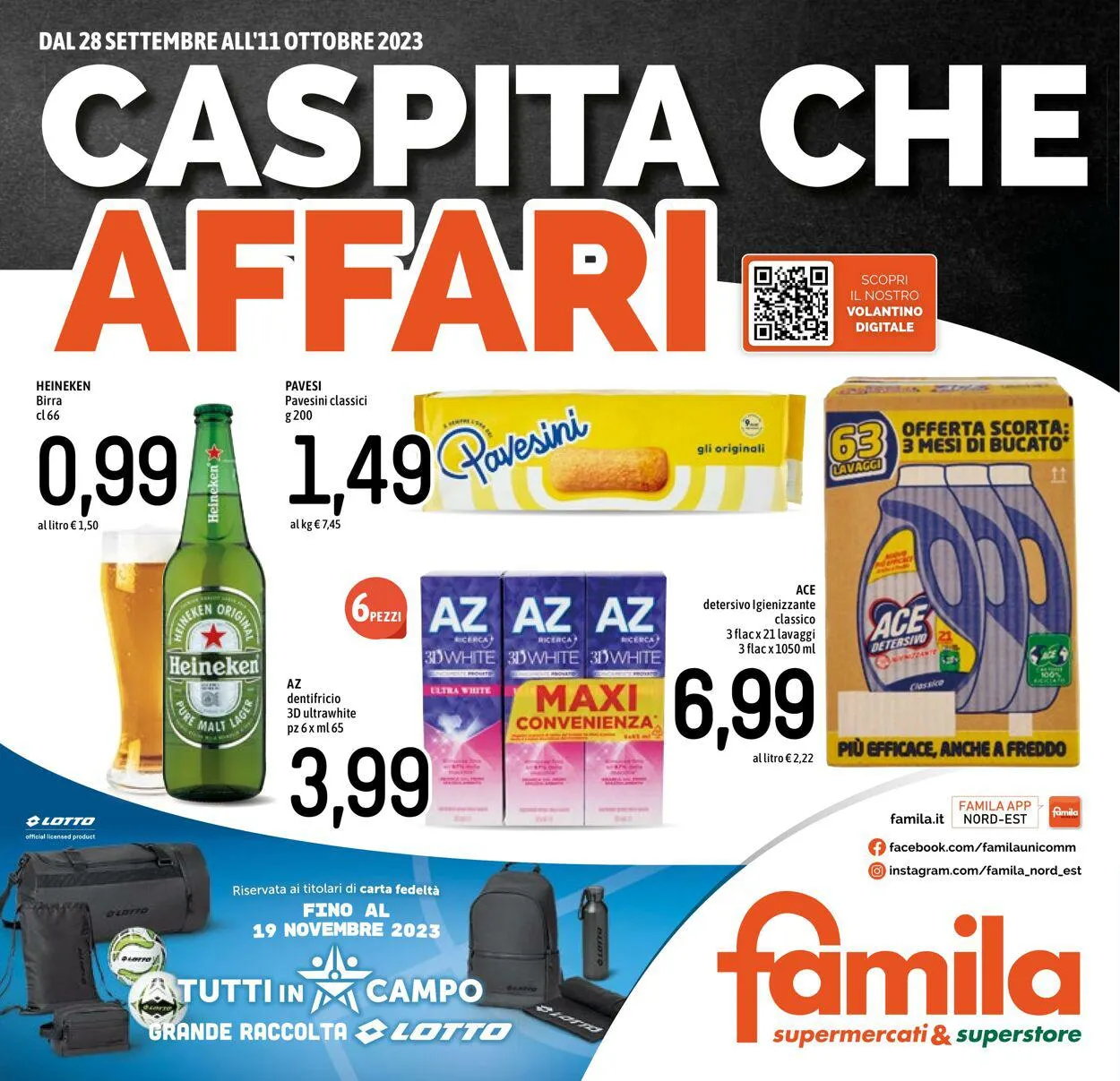 Famila Volantino attuale da 28 settembre a 11 ottobre di 2023 - Pagina del volantino 1