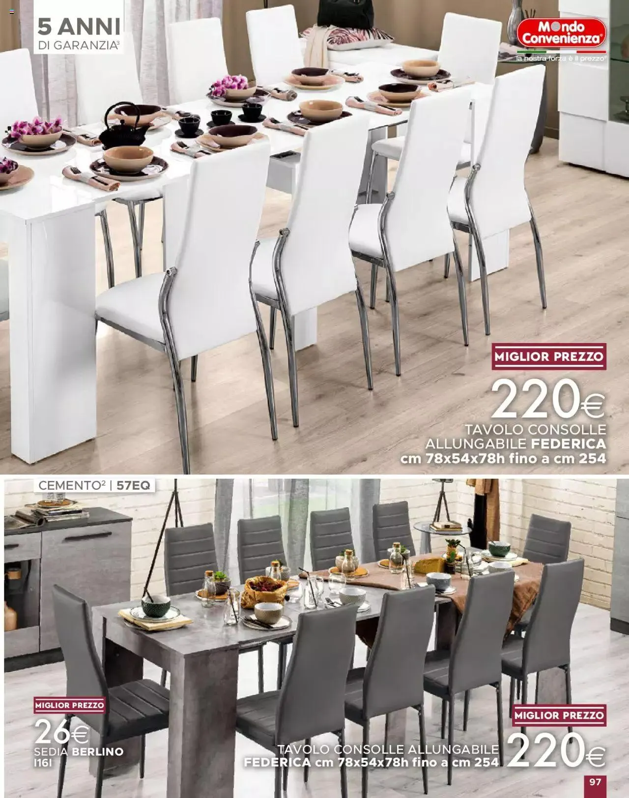 Volantino Mondo Convenienza da 1 ottobre a 31 dicembre di 2023 - Pagina del volantino 99