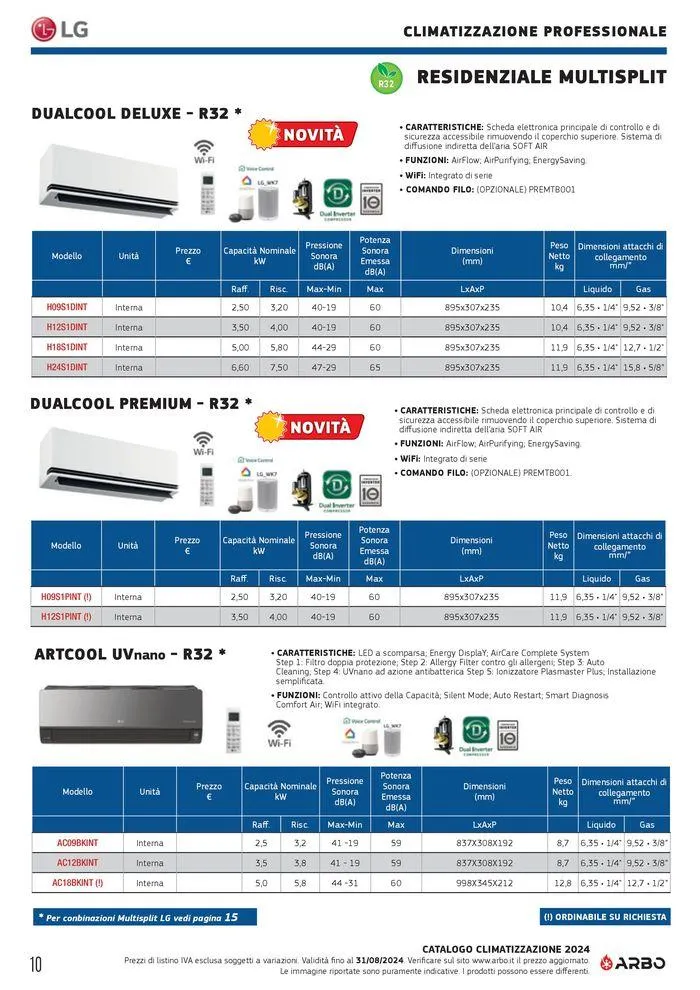 Catalogo climatizzazione 2024 da 17 maggio a 31 dicembre di 2024 - Pagina del volantino 10