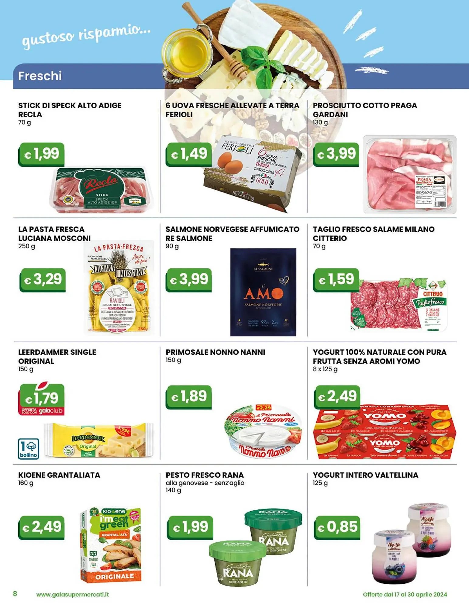 Volantino Gala Supermercati da 17 aprile a 30 aprile di 2024 - Pagina del volantino 8