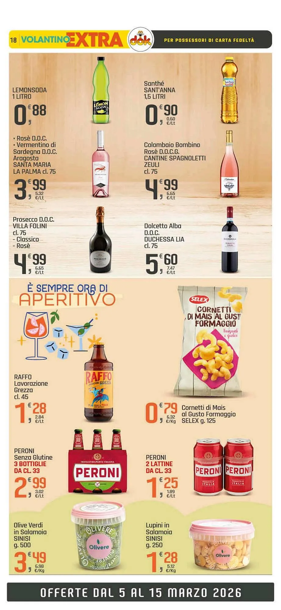 Volantino Supermercati Dok da 5 marzo a 15 marzo di 2026 - Pagina del volantino 18