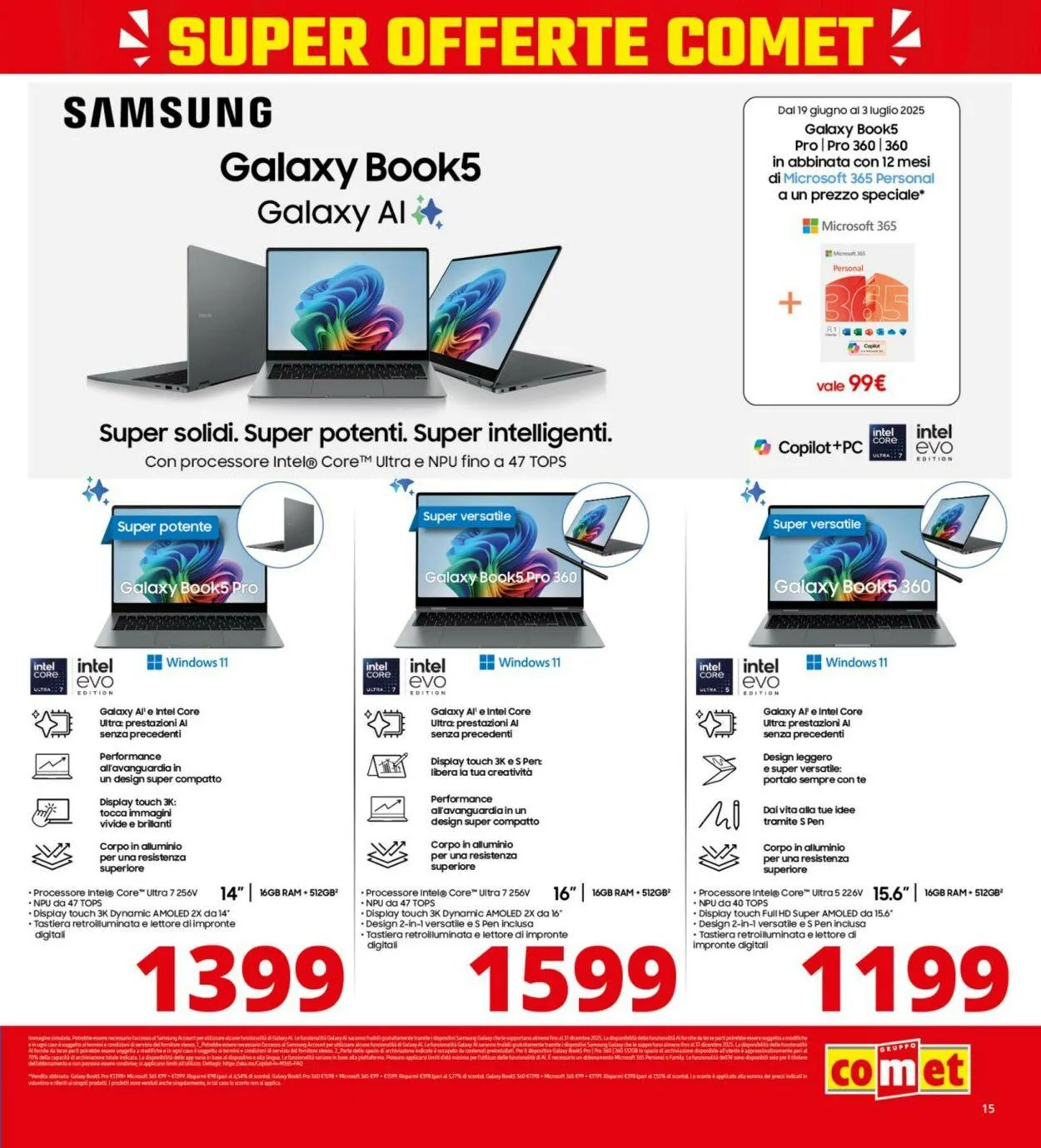 Comet Volantino attuale da 19 giugno a 3 luglio di 2025 - Pagina del volantino 15