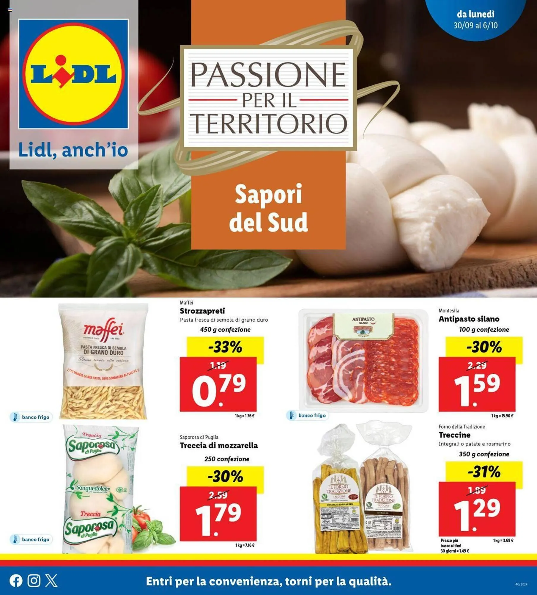 Volantino Lidl da 30 settembre a 6 ottobre di 2024 - Pagina del volantino 1