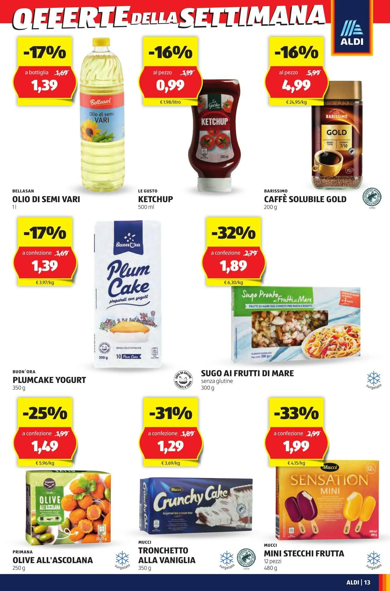Aldi Volantino attuale da 4 agosto a 10 agosto di 2025 - Pagina del volantino 13