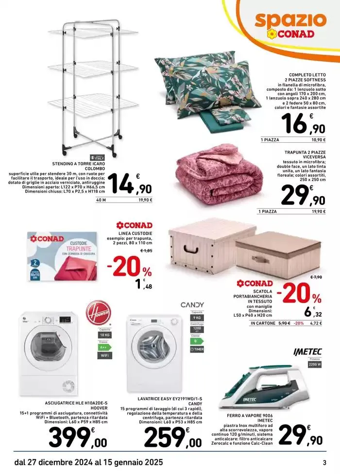 Fiera del Bianco da 27 dicembre a 15 gennaio di 2025 - Pagina del volantino 3