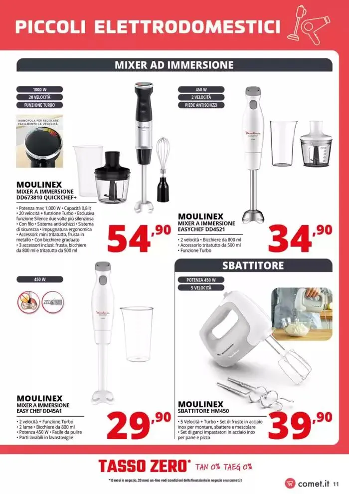 Speciale Piccoli Elettrodomestici da Comet! da 3 aprile a 16 aprile di 2025 - Pagina del volantino 11