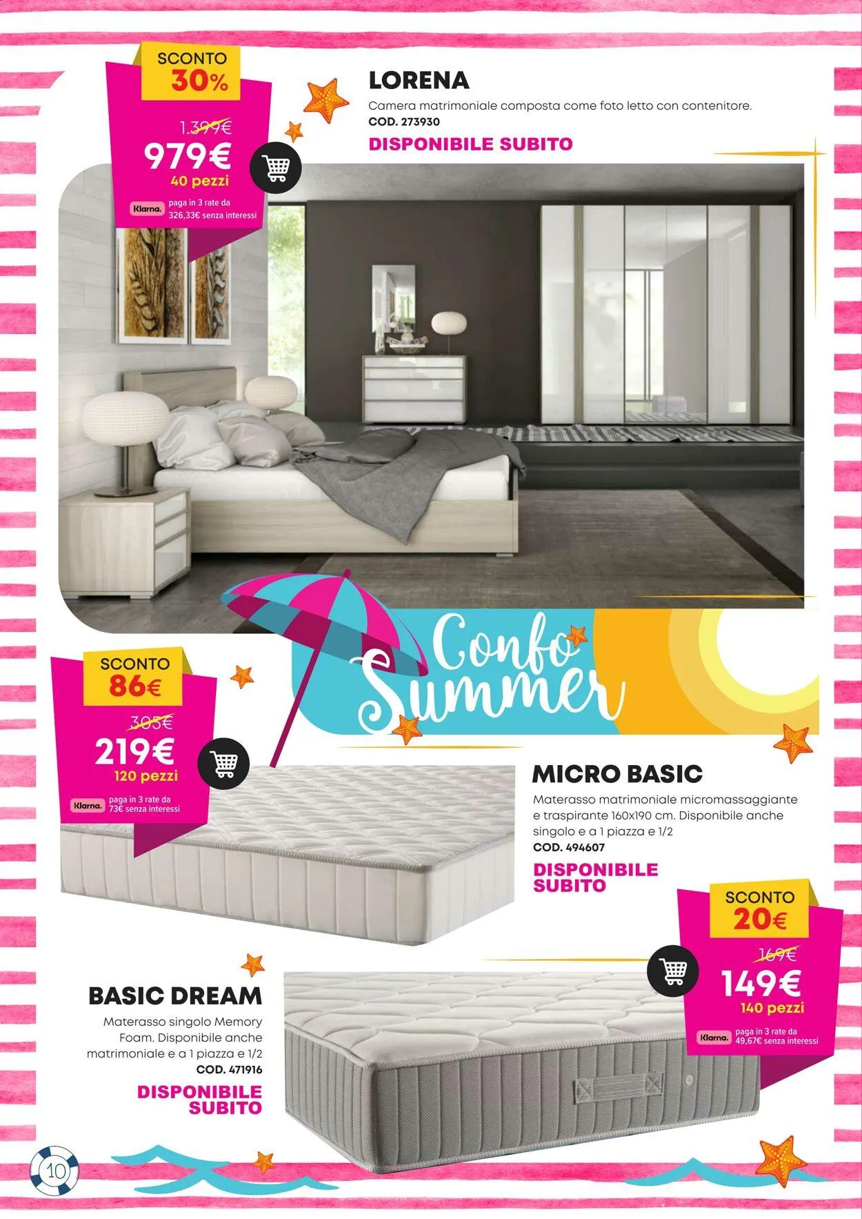 Conforama Volantino attuale da 13 giugno a 27 giugno di 2025 - Pagina del volantino 10