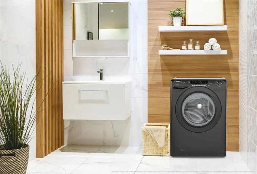 CANDY - Lavatrice HES14124TWMBB5-S 12 Kg Classe A-Black