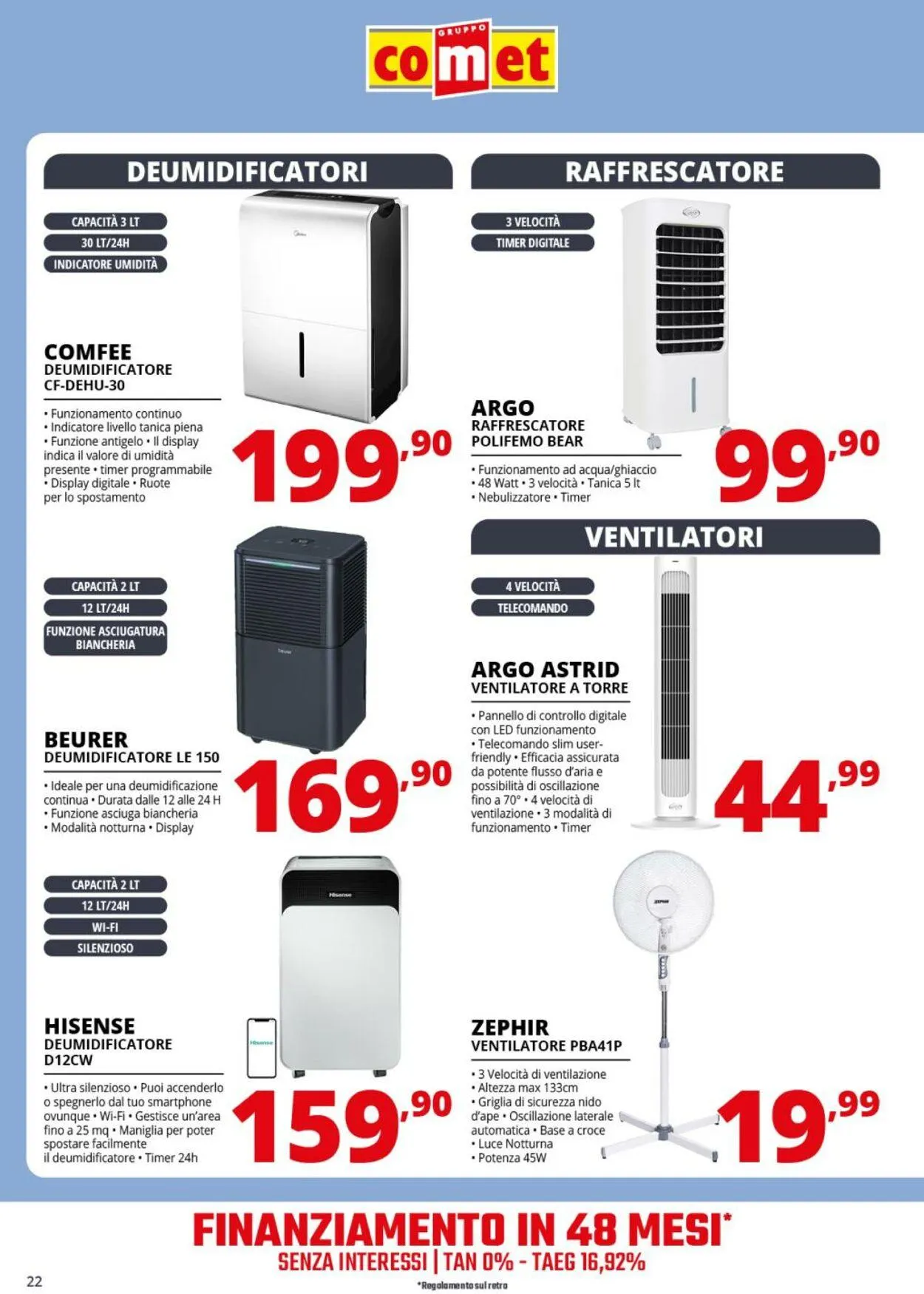 Comet Volantino attuale da 15 luglio a 20 luglio di 2025 - Pagina del volantino 22