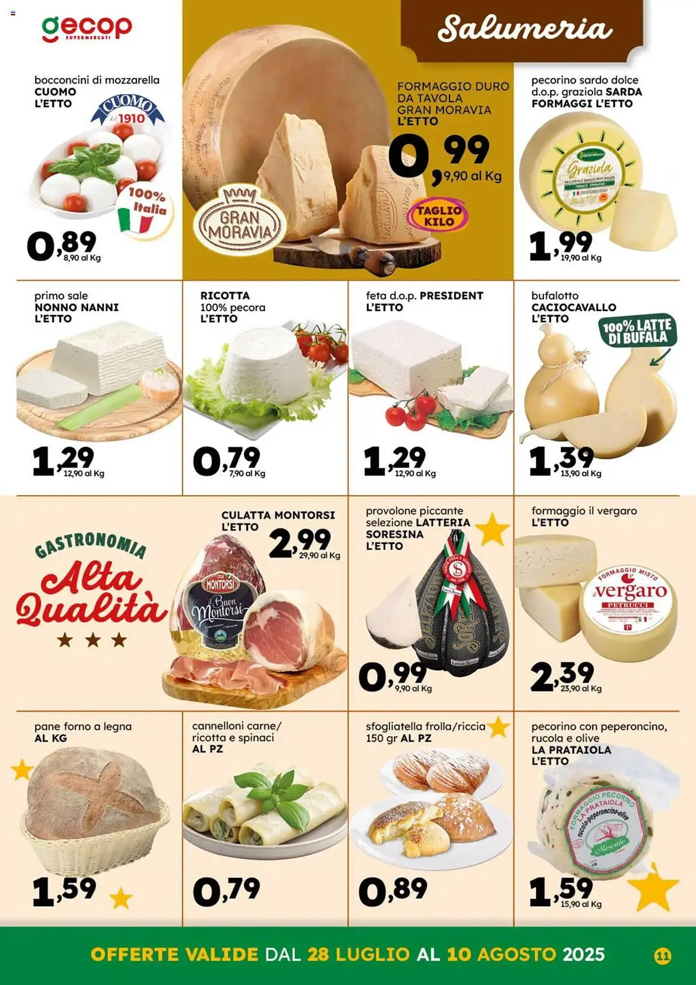 Volantino Gecop da 28 luglio a 10 agosto di 2025 - Pagina del volantino 11