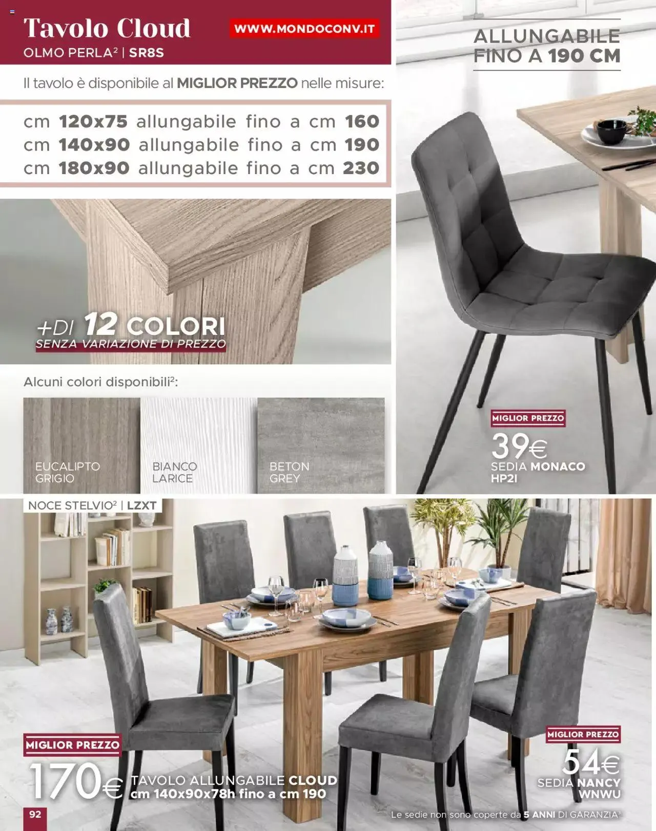 Volantino Mondo Convenienza da 1 ottobre a 31 dicembre di 2023 - Pagina del volantino 94