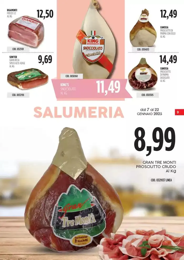 Offerte Carico Cash&Carry da 7 gennaio a 22 gennaio di 2025 - Pagina del volantino 9