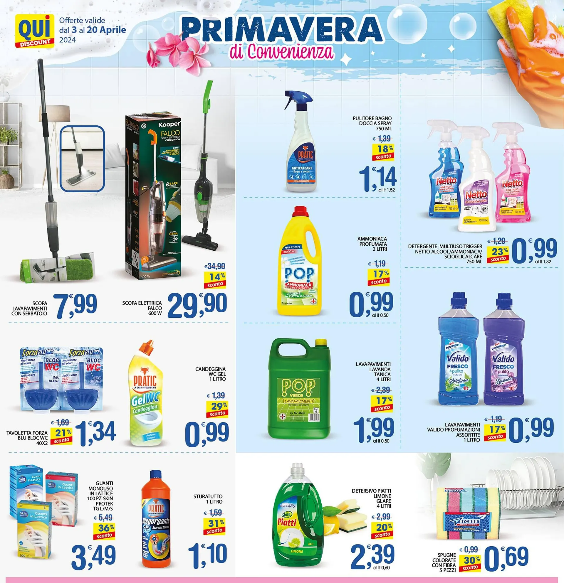 Volantino Qui Discount da 3 aprile a 20 aprile di 2024 - Pagina del volantino 6