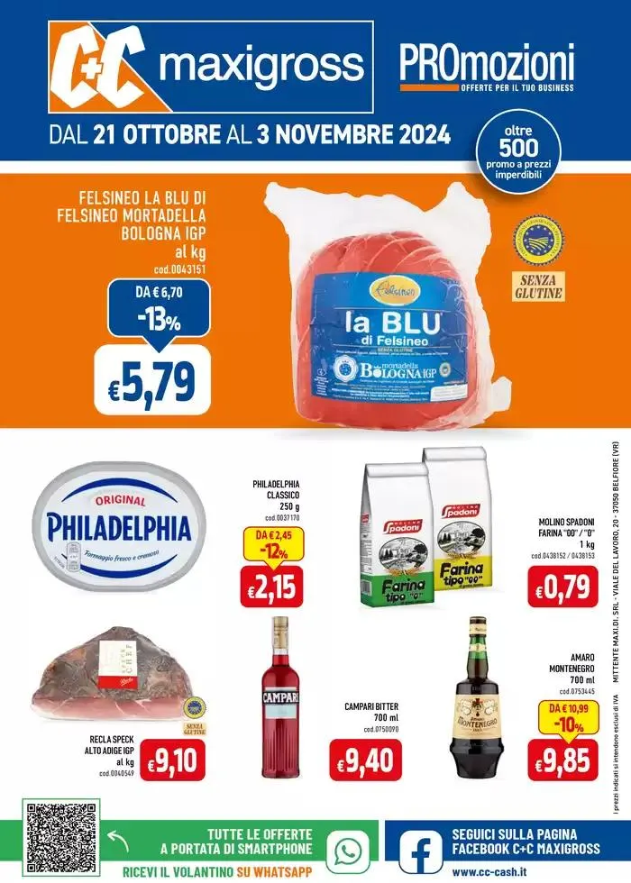 Promozioni, offerte per il tuo business da 21 ottobre a 3 novembre di 2024 - Pagina del volantino 1