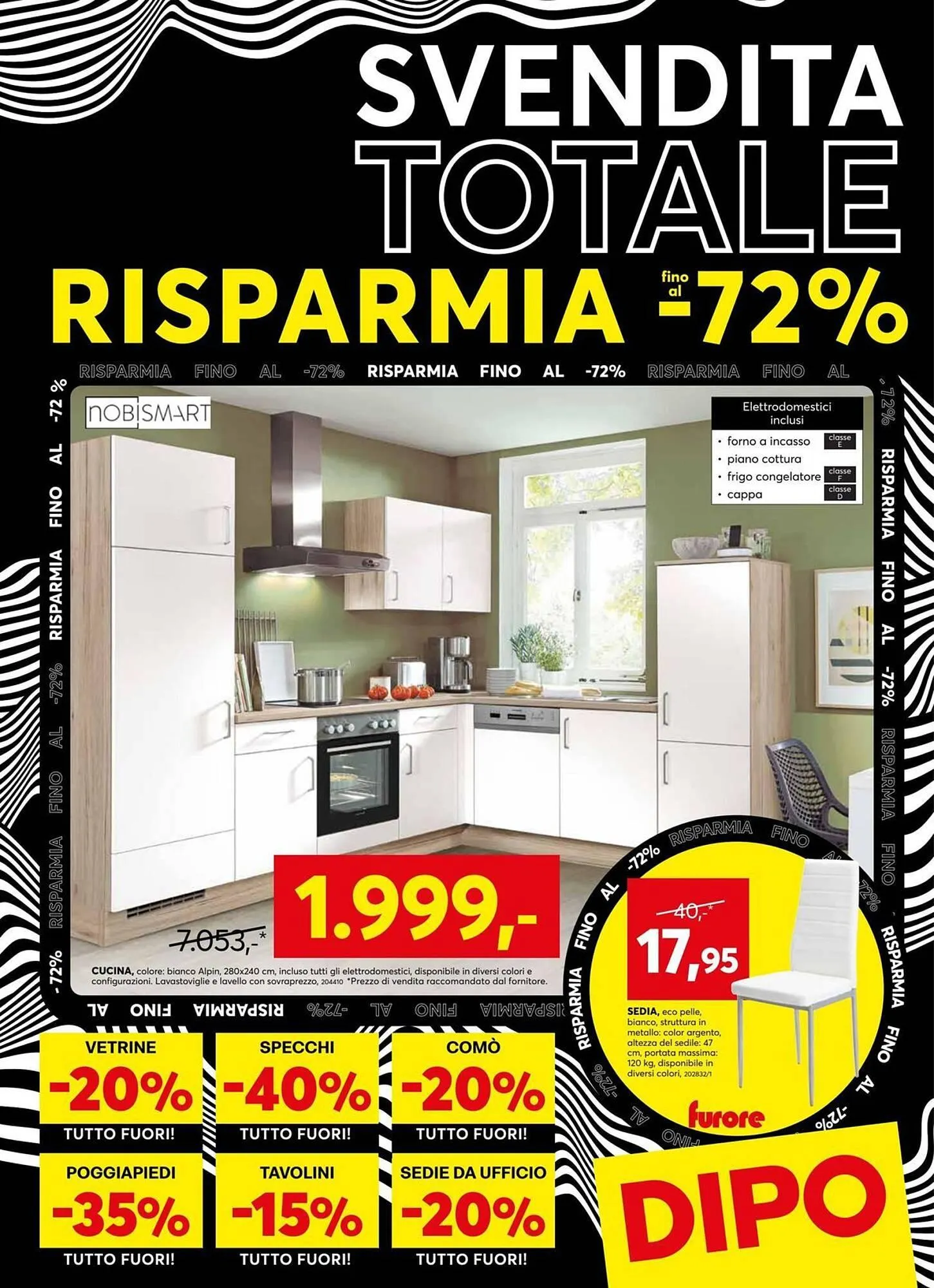 Volantino Dipo Arredamenti da 29 settembre a 12 ottobre di 2025 - Pagina del volantino 1