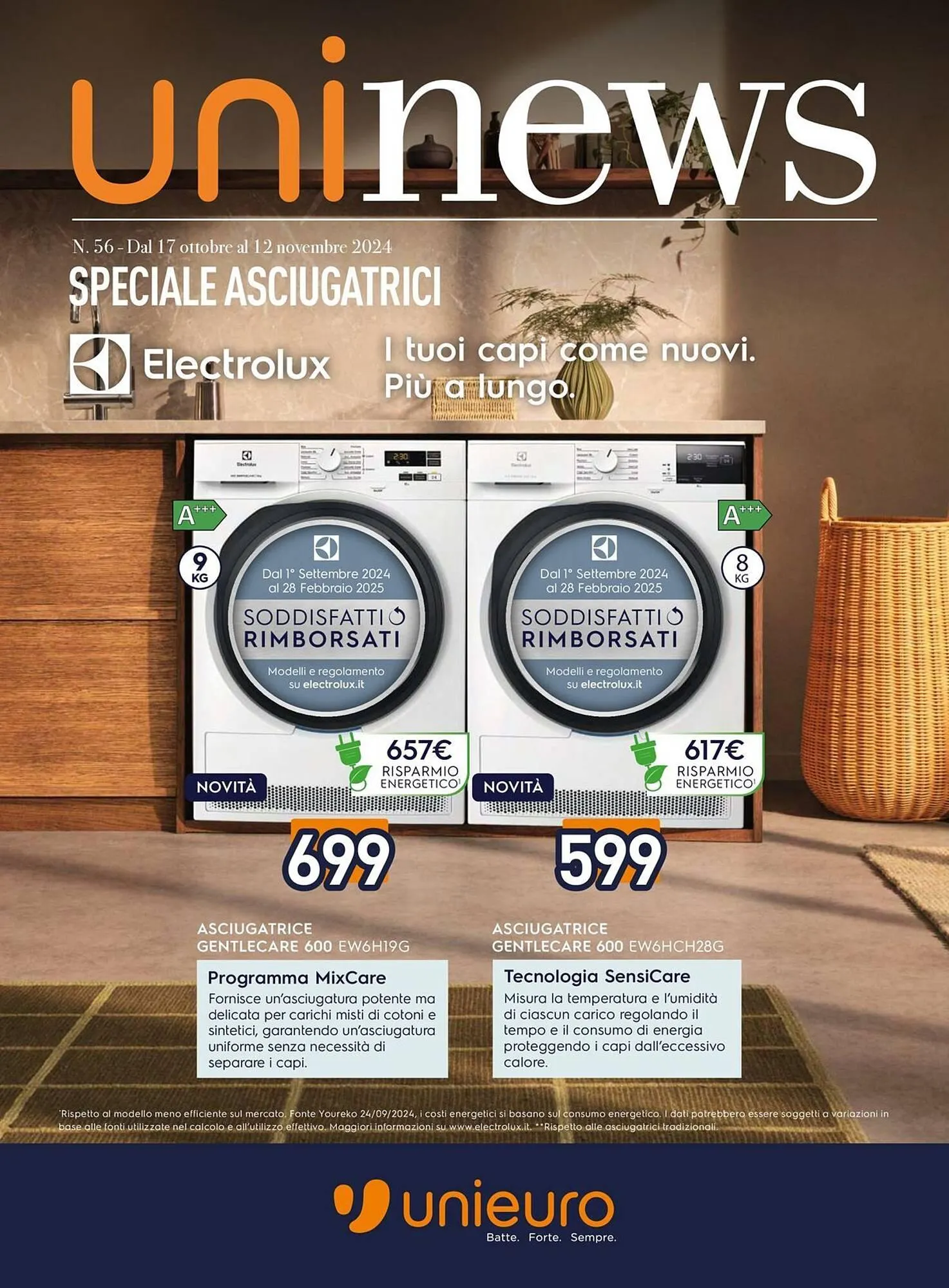Volantino Unieuro da 17 ottobre a 12 novembre di 2024 - Pagina del volantino 1