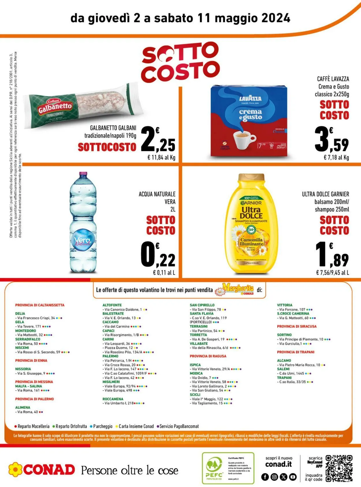 Conad - Margherita - Palermo Volantino attuale da 2 maggio a 11 aprile di 2025 - Pagina del volantino 16