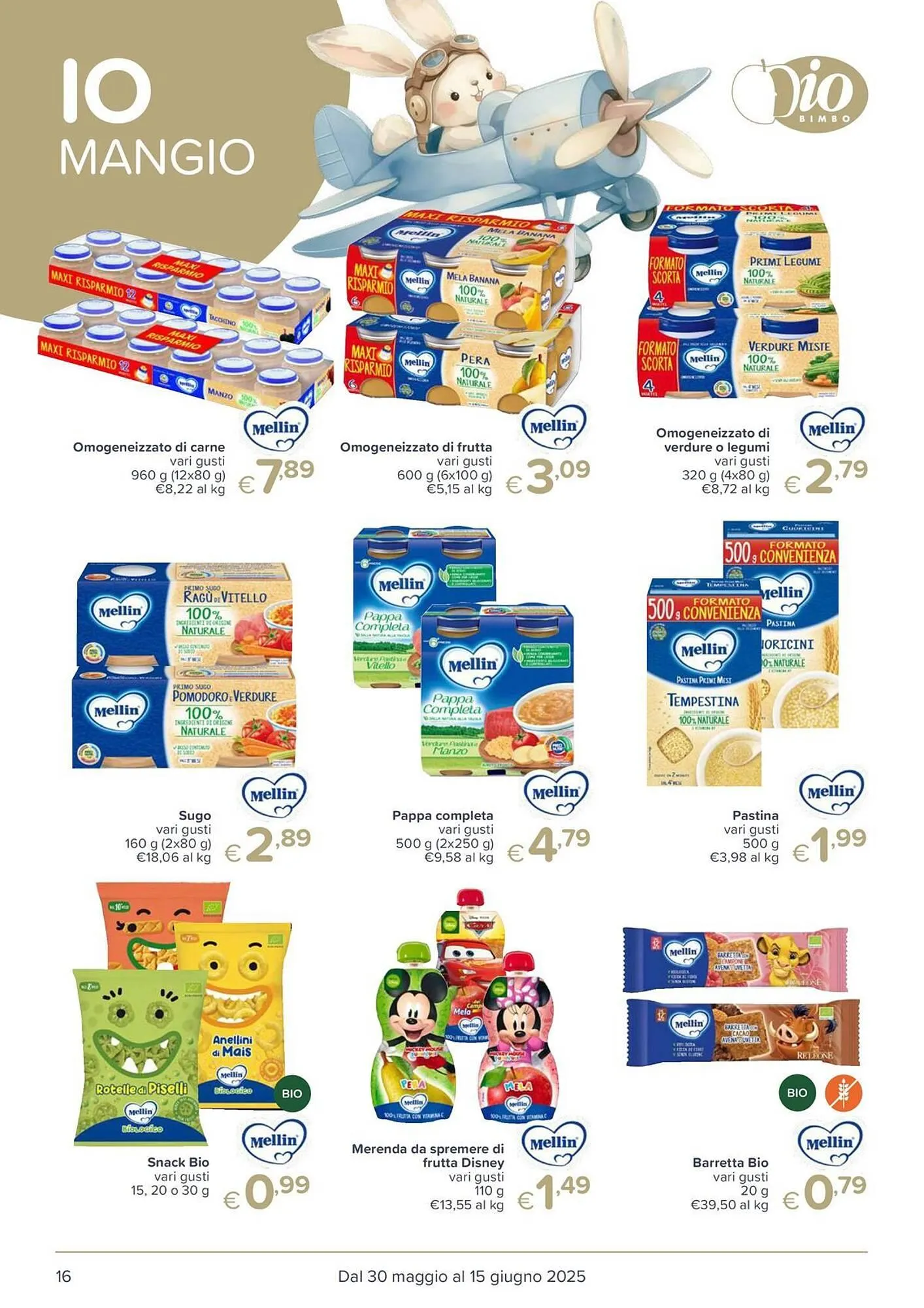 Volantino Io Bimbo da 30 maggio a 15 giugno di 2025 - Pagina del volantino 16