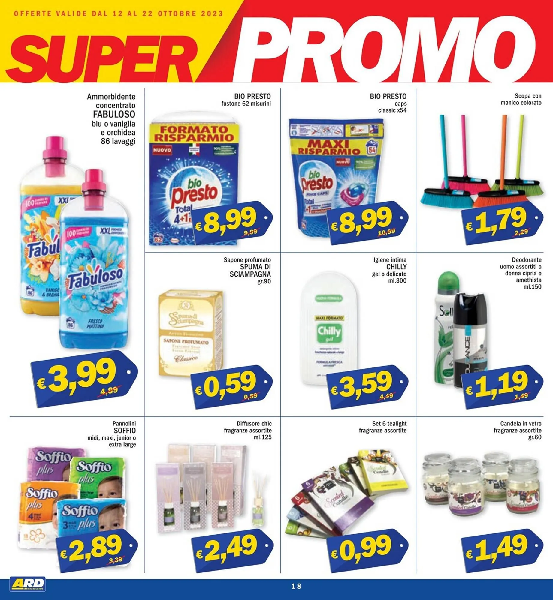 Volantino Ard Discount da 12 ottobre a 22 ottobre di 2023 - Pagina del volantino 18