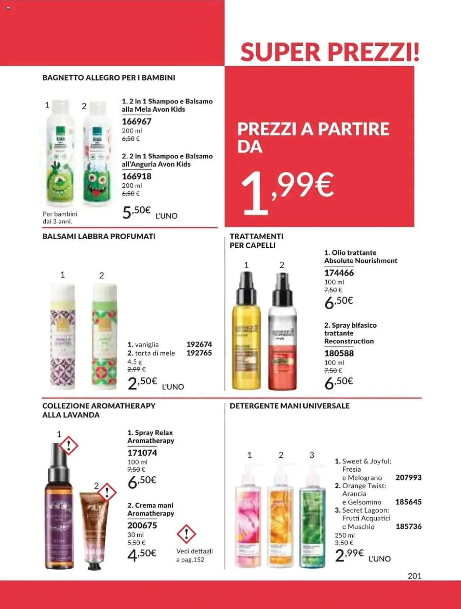 Volantino Avon da 1 marzo a 31 marzo di 2025 - Pagina del volantino 201