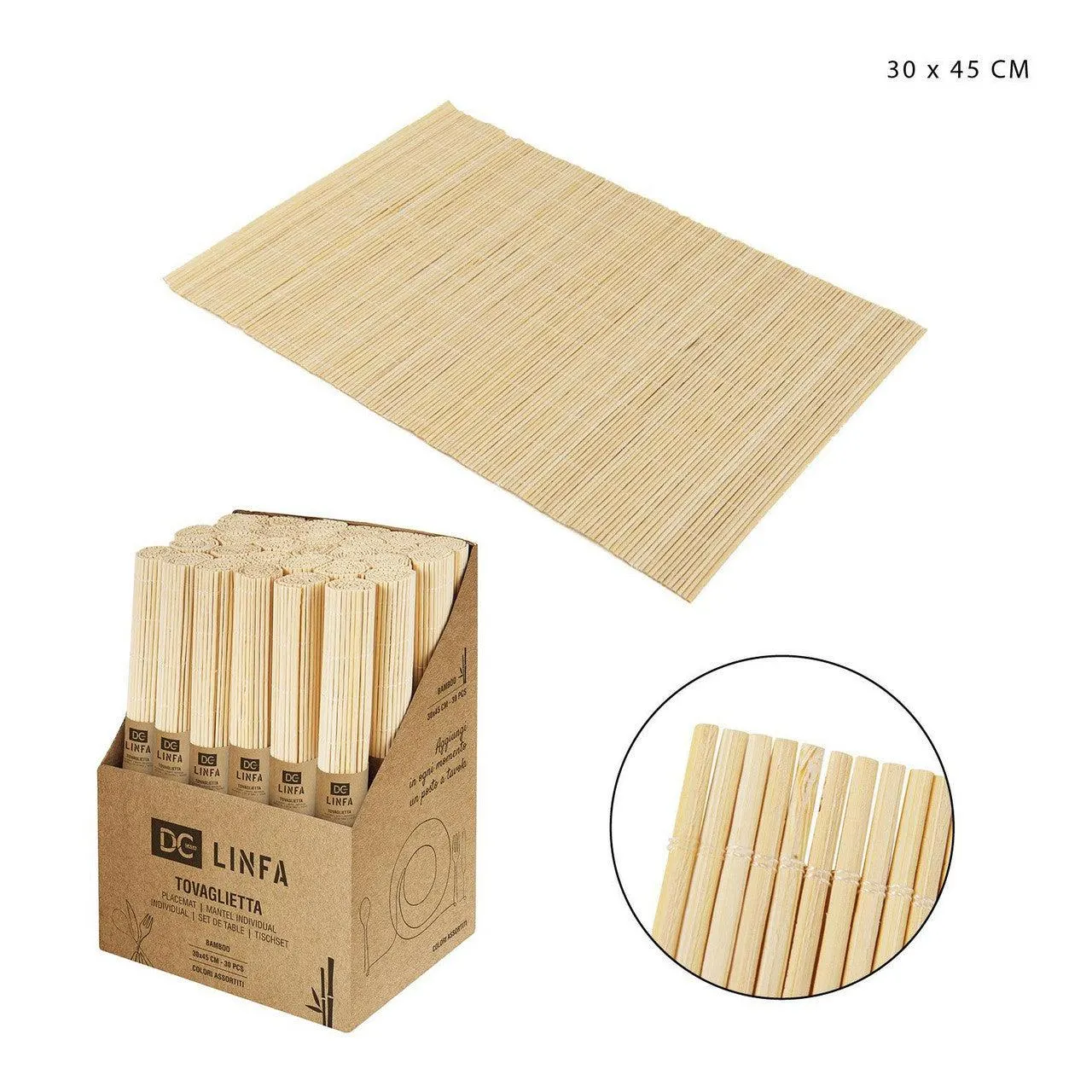 Dc - Home Placemat Bamboo 30X45Cm