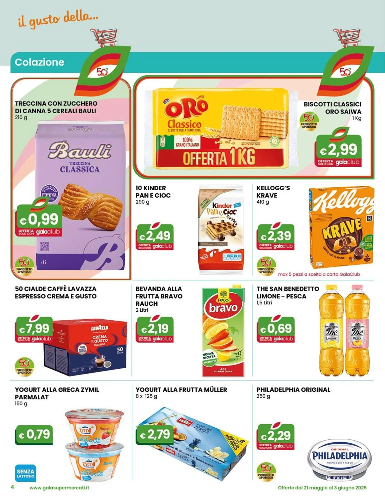 Volantino Gala Supermercati da 21 maggio a 3 giugno di 2025 - Pagina del volantino 4