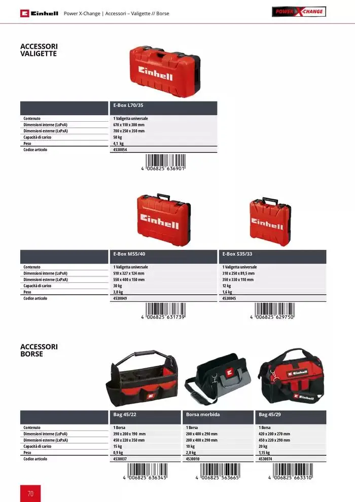 Elettroutensili 2025 da 11 febbraio a 31 dicembre di 2025 - Pagina del volantino 70