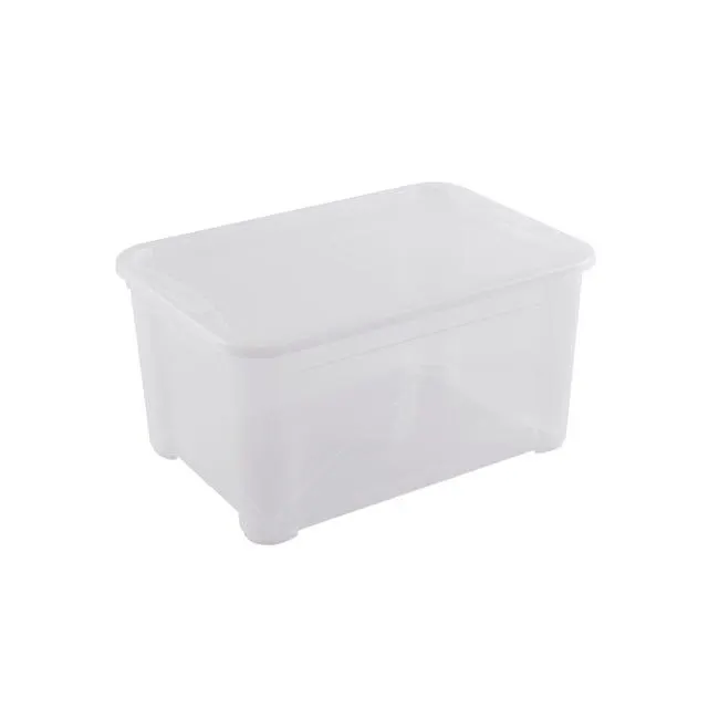 Contenitore T Box L 45LT L 55.5 x H 28.5 x P 39 cm trasparente