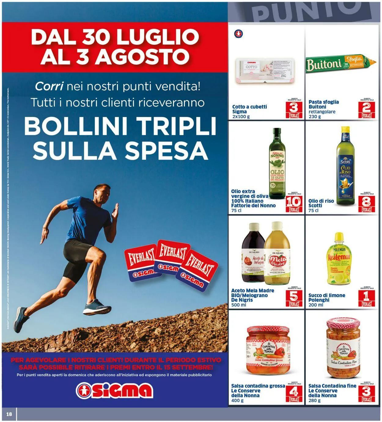 Sigma - Bologna Volantino attuale da 30 luglio a 12 agosto di 2025 - Pagina del volantino 18