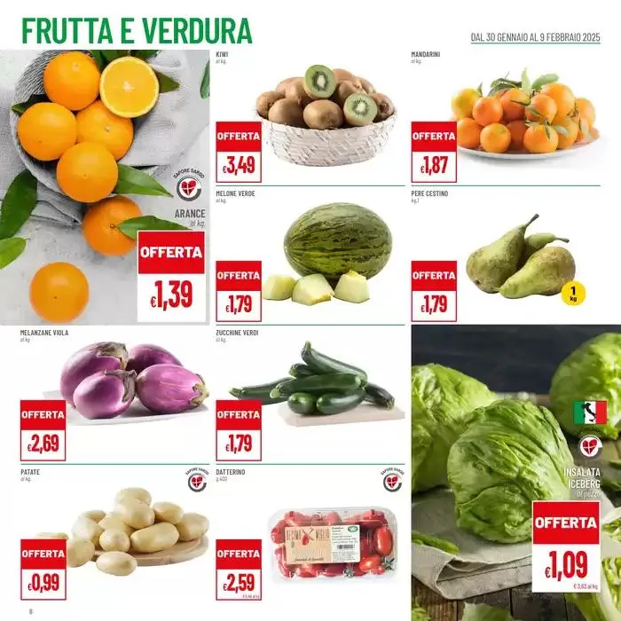 Grandi marche sconti fino al 50% da 30 gennaio a 9 febbraio di 2025 - Pagina del volantino 8