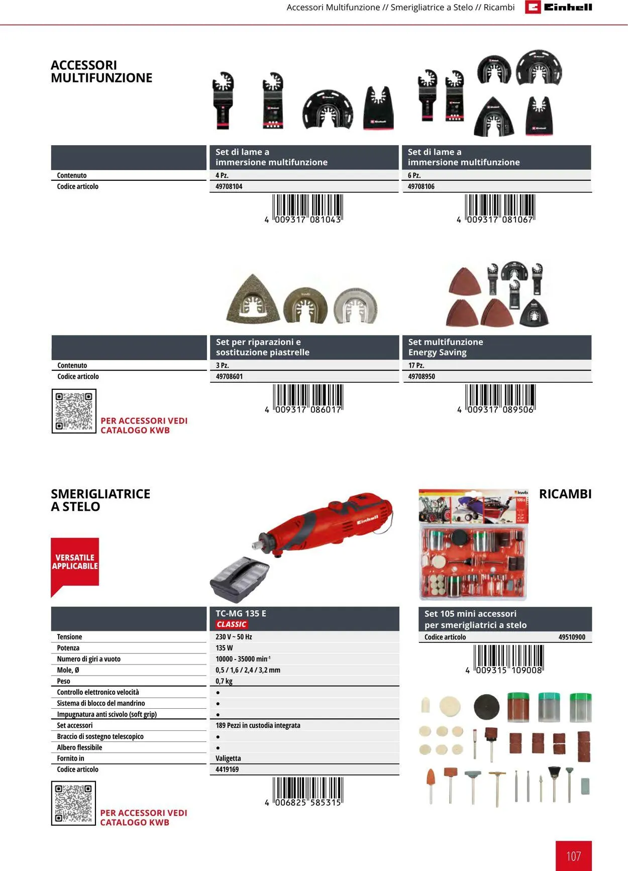 Einhell da 17 giugno a 17 dicembre di 2025 - Pagina del volantino 107