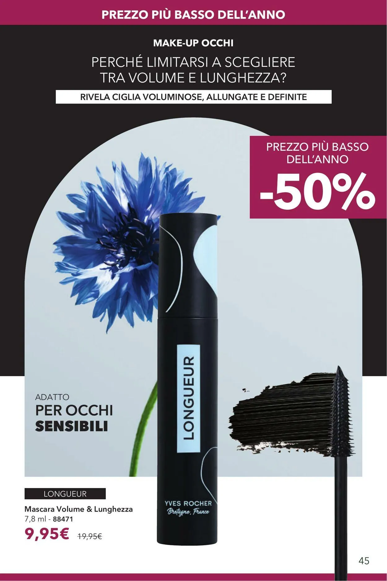 Yves Rocher Volantino attuale da 30 gennaio a 13 febbraio di 2025 - Pagina del volantino 45