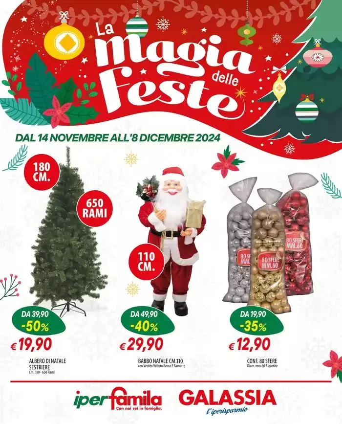 LA MAGIA DELLE FESTE da 14 novembre a 8 dicembre di 2024 - Pagina del volantino 1