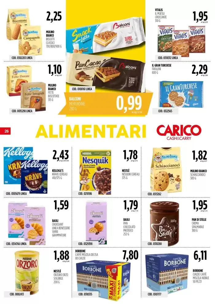 Carico Cash & Carry - Anniversario da 26 settembre a 9 ottobre di 2024 - Pagina del volantino 26