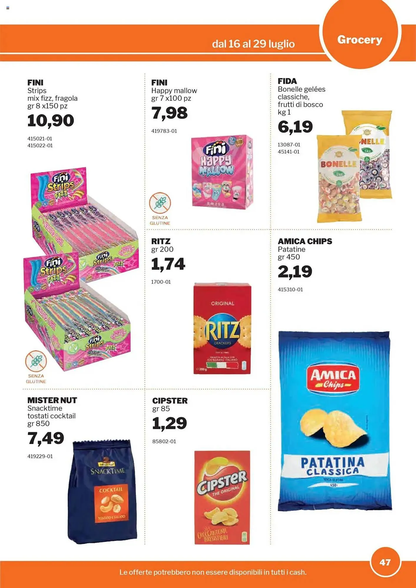 Volantino GrosMarket da 16 luglio a 29 luglio di 2025 - Pagina del volantino 47