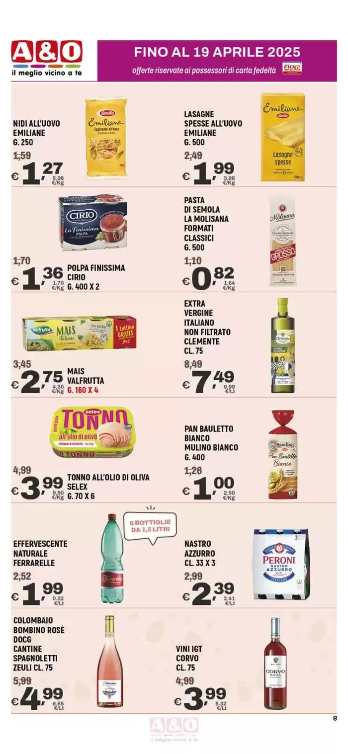 Aria di Pasqua da 10 aprile a 19 aprile di 2025 - Pagina del volantino 8