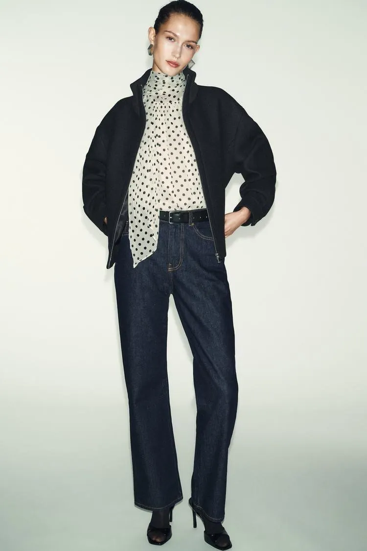 CAPPOTTO CORTO MISTO LANA COLLO ALTO