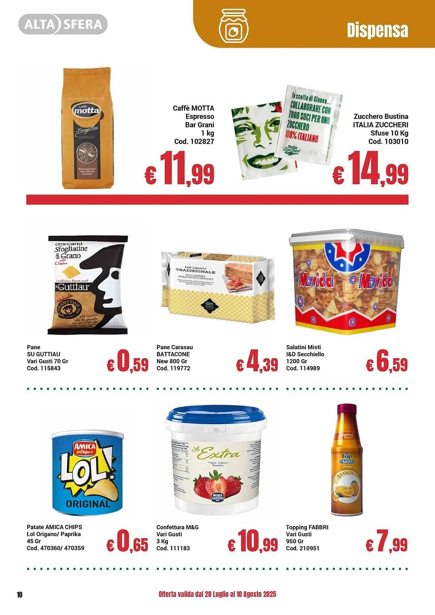 Volantino Centro Cash da 28 luglio a 10 agosto di 2025 - Pagina del volantino 10