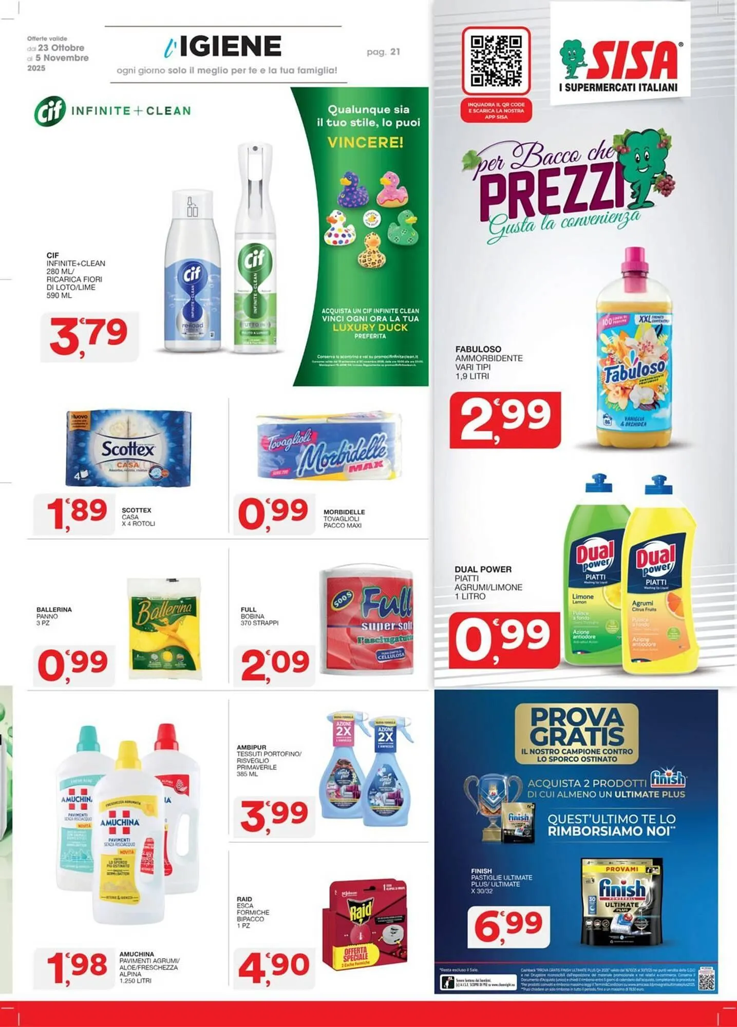 Volantino Sisa da 23 ottobre a 5 novembre di 2025 - Pagina del volantino 21