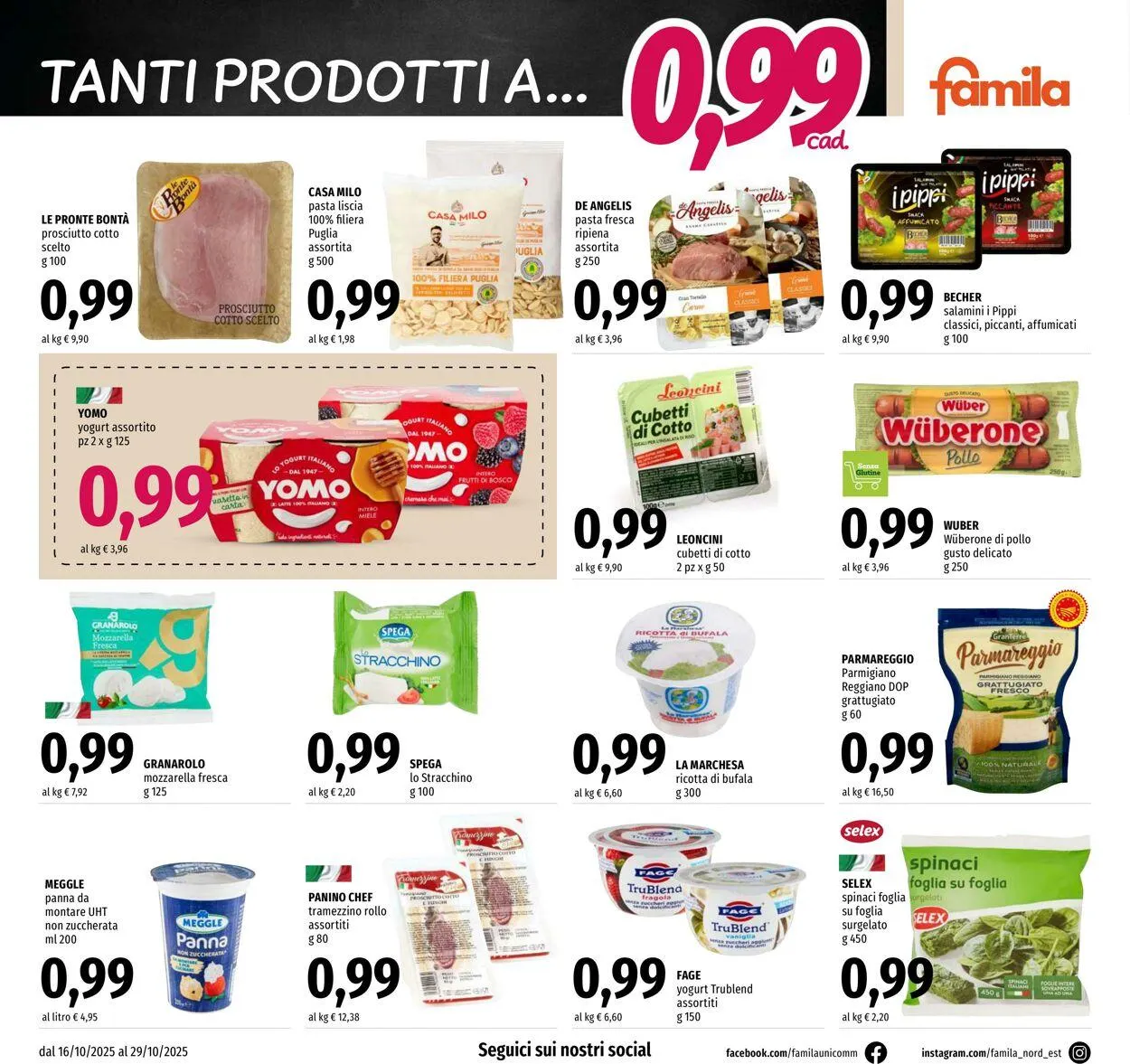 Famila Volantino attuale da 16 ottobre a 29 ottobre di 2025 - Pagina del volantino 2