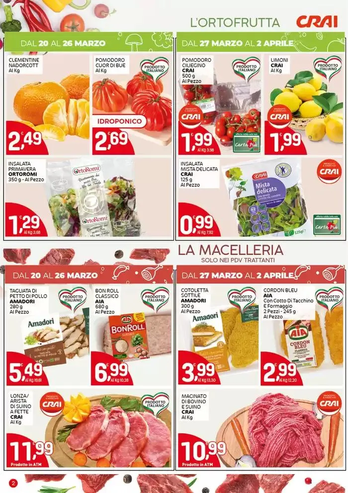 Sottocosto freschi da 20 marzo a 2 aprile di 2025 - Pagina del volantino 2