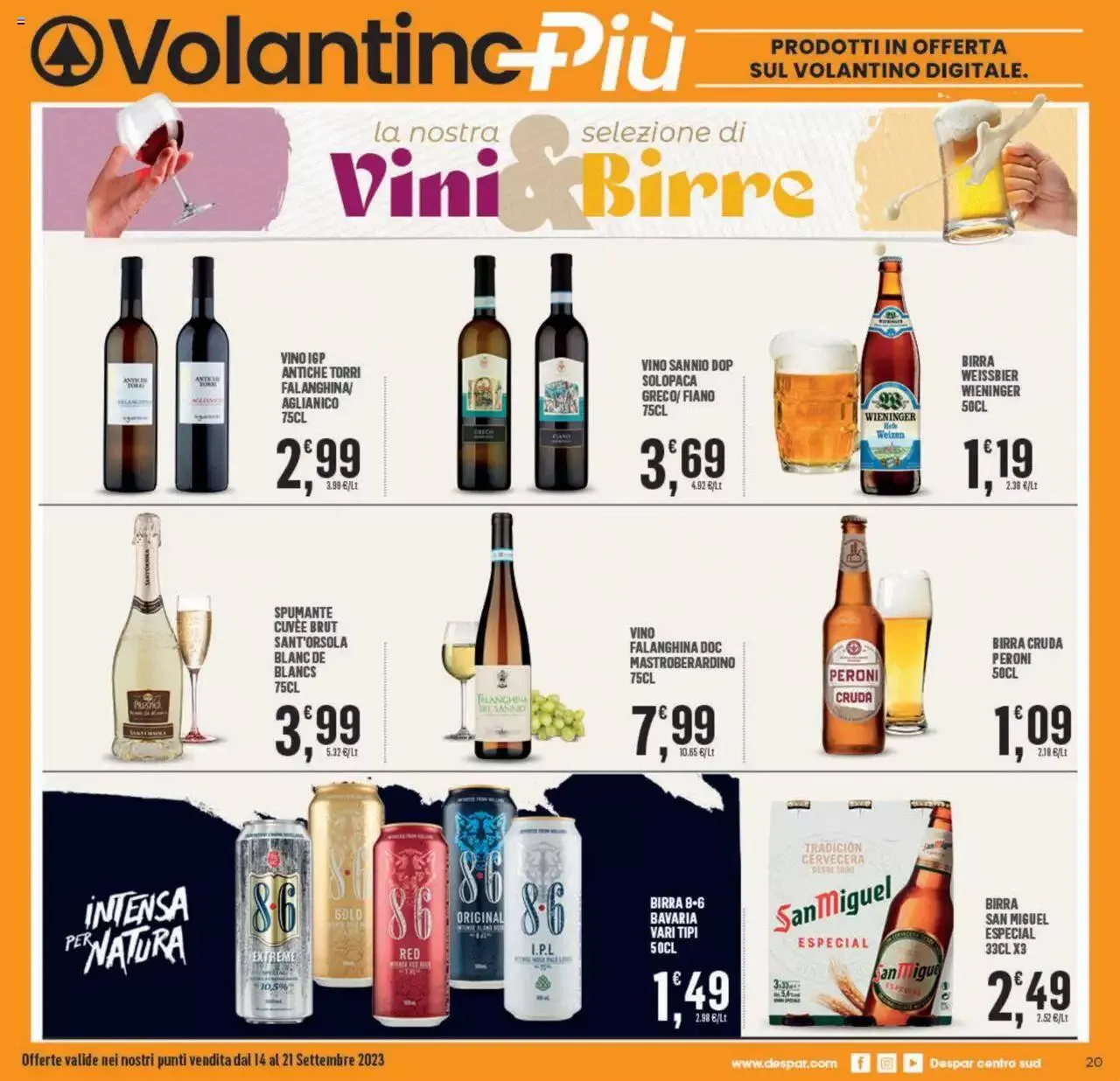 Volantino Eurospar da 14 settembre a 21 settembre di 2023 - Pagina del volantino 20