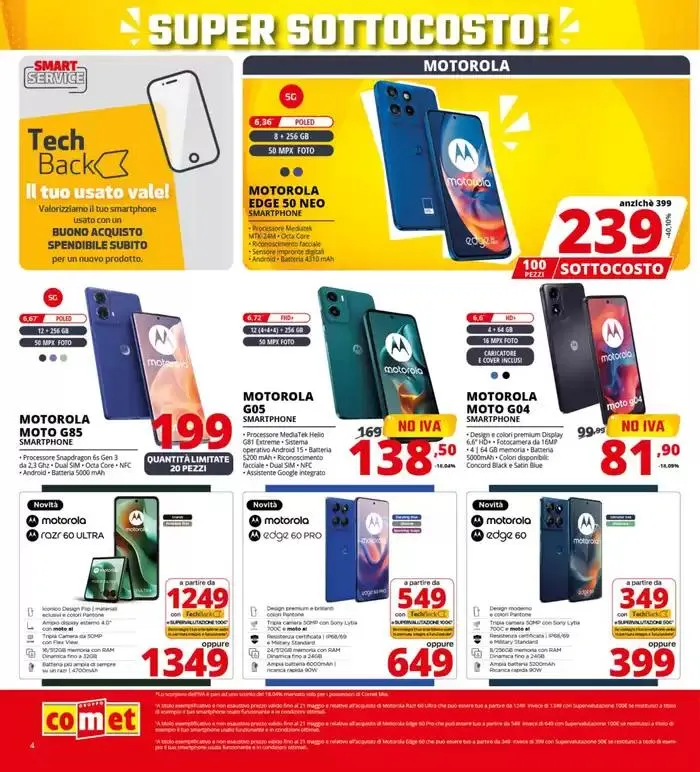Sottocosto da Comet! da 8 maggio a 21 maggio di 2025 - Pagina del volantino 4