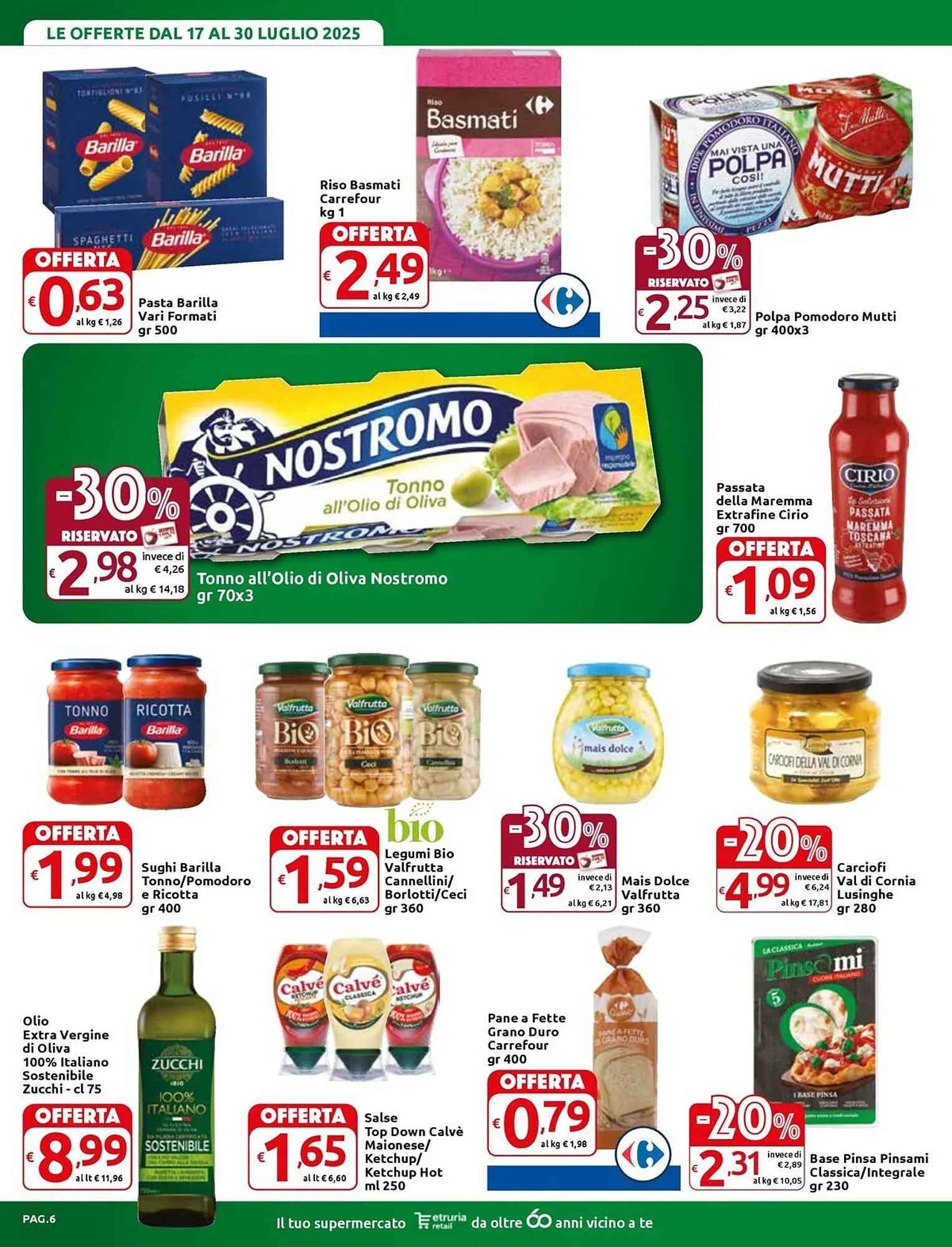Volantino Carrefour Express da 17 luglio a 30 luglio di 2025 - Pagina del volantino 6