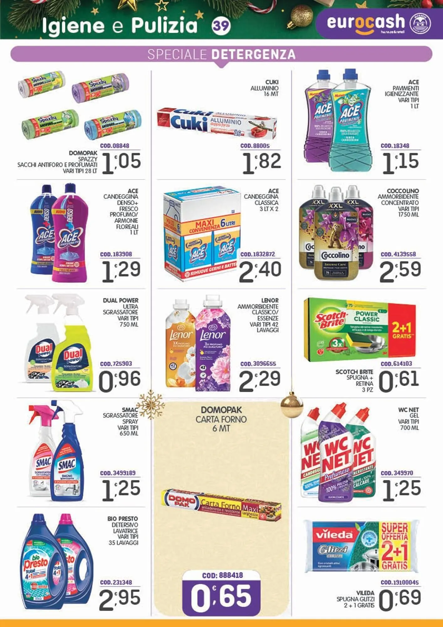 Volantino Eurocash da 8 dicembre a 24 dicembre di 2025 - Pagina del volantino 39