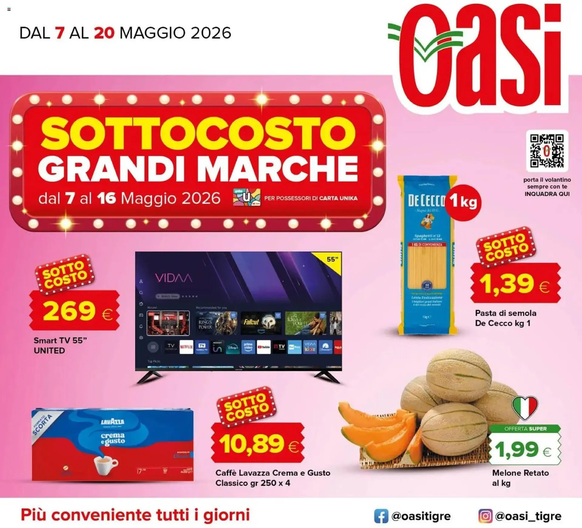 Volantino Oasi da 7 maggio a 20 maggio di 2026 - Pagina del volantino 1