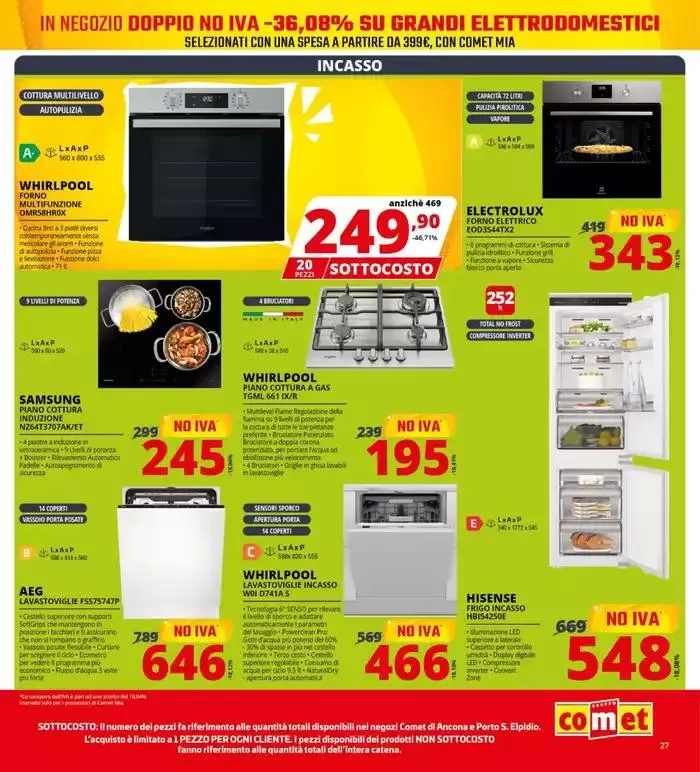 Sottocosto da Comet! da 8 maggio a 21 maggio di 2025 - Pagina del volantino 27