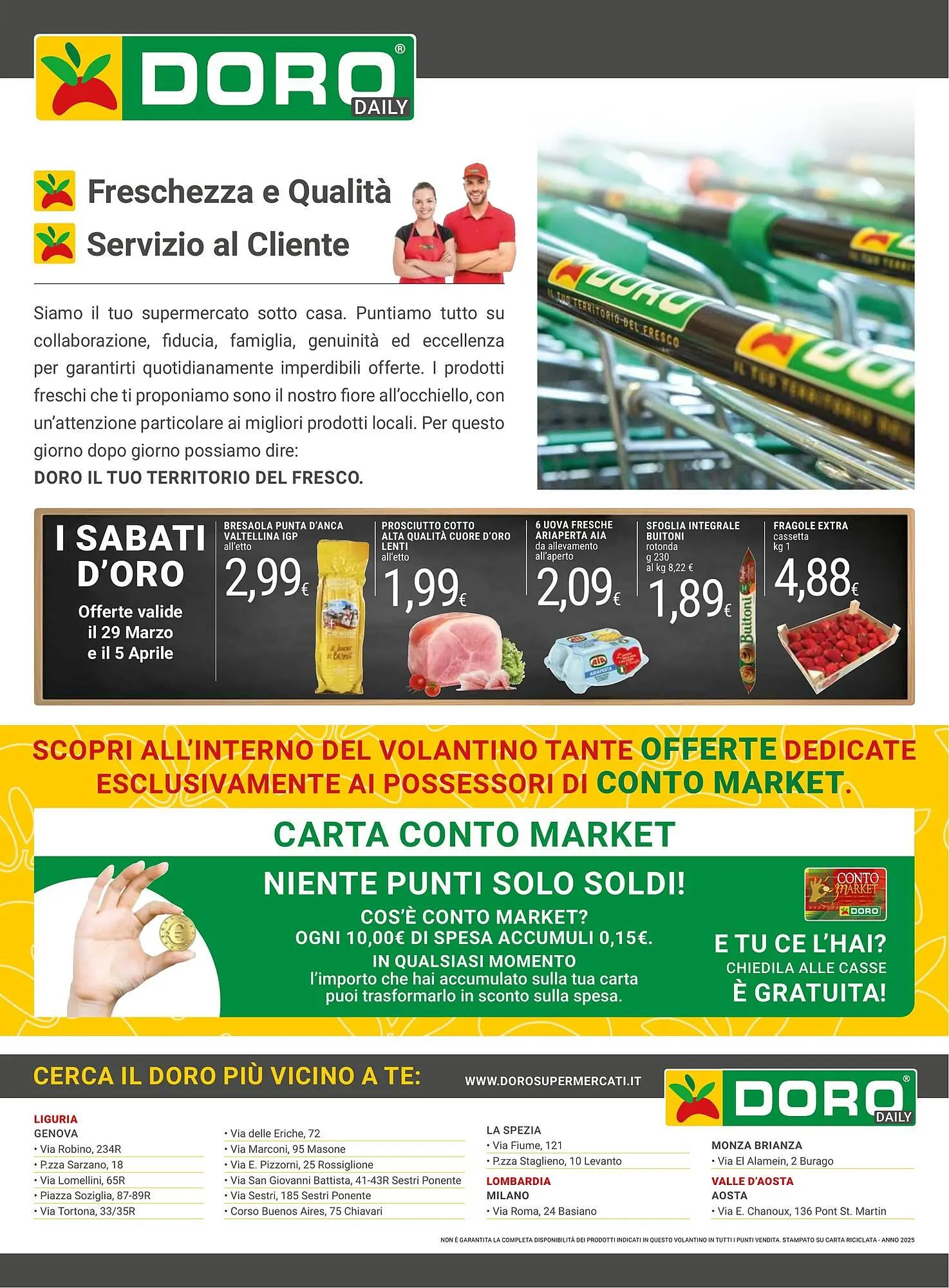 Volantino Doro Daily da 25 marzo a 6 aprile di 2025 - Pagina del volantino 8