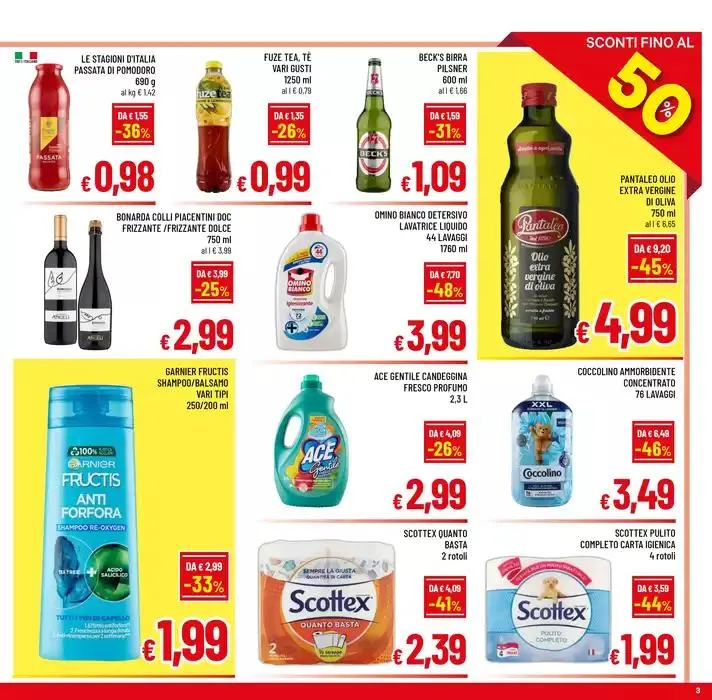 SCONTI FINO AL 50% da 31 marzo a 8 aprile di 2025 - Pagina del volantino 3